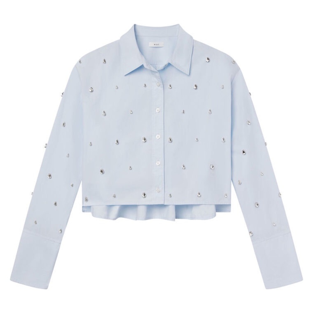 NWT A.L.C. Mackie Crystal Embellished Top Size 4